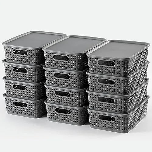 NETANY Lidded Storage Bins