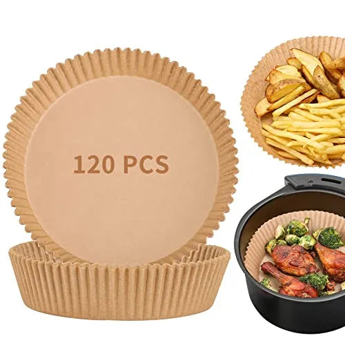 NETANY Air Fryer Parchment Liners, 120 Pack
