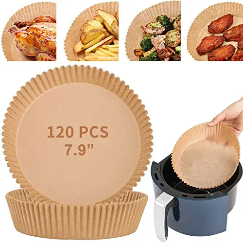 NETANY Air Fryer Parchment Liners, 120 Pack