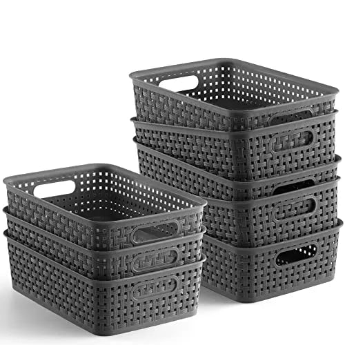 NETANY Storage Baskets, Eight Pack